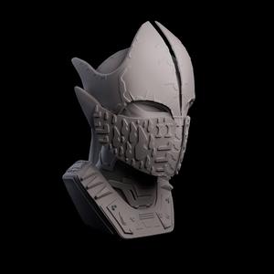 Futuristic Dark Elf Bust FDM STL