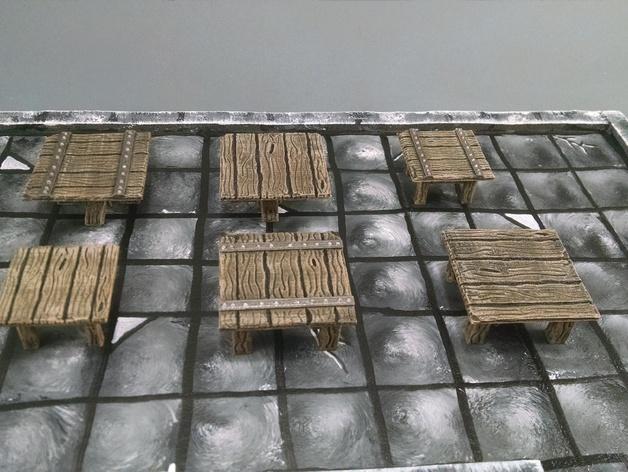 28mm Square Tables
