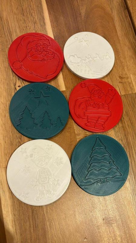 Christmas coasters