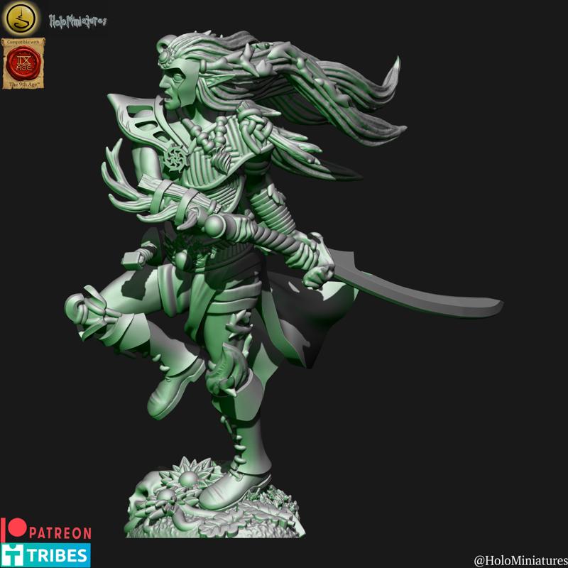 Wood elves Blade dancer lord (elf)