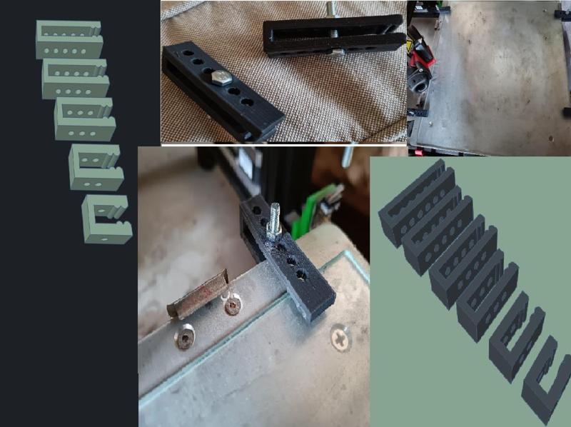 printing bed  clamp