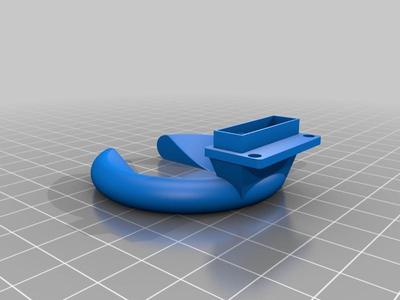 anycubic kossel cooler duct with leveling-tool-space