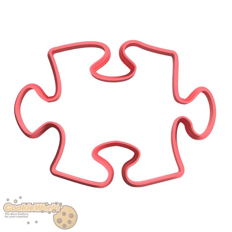 Puzzle Cookie cutter & Stamp