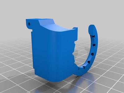 Fan Shroud for JGAurora A5X Fan, Fang Fan Duct