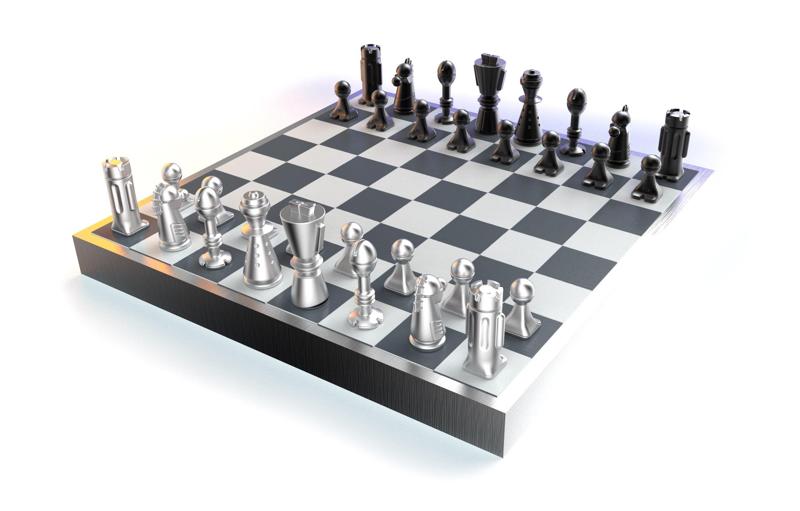 Chess Set: Borg