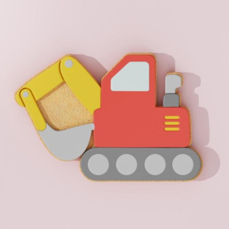 🚧👷 Excavator Cookie Cutter – Dig Into Delicious Fun! 🍪🛠️