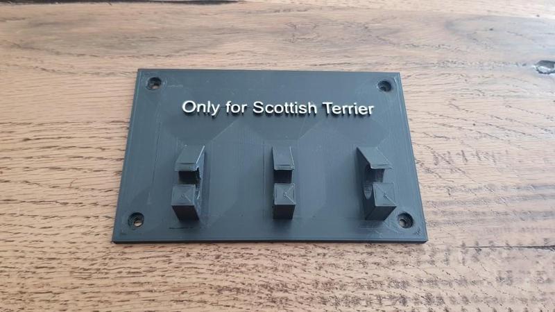 Scottish Terrier lesh holder