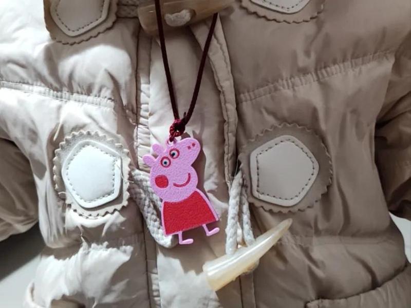 Multicolor Filament-Saving Peppa Pig/Kid Sister Pendant (Four-Color Version)