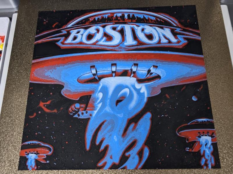 HueForge Album Cover - Boston