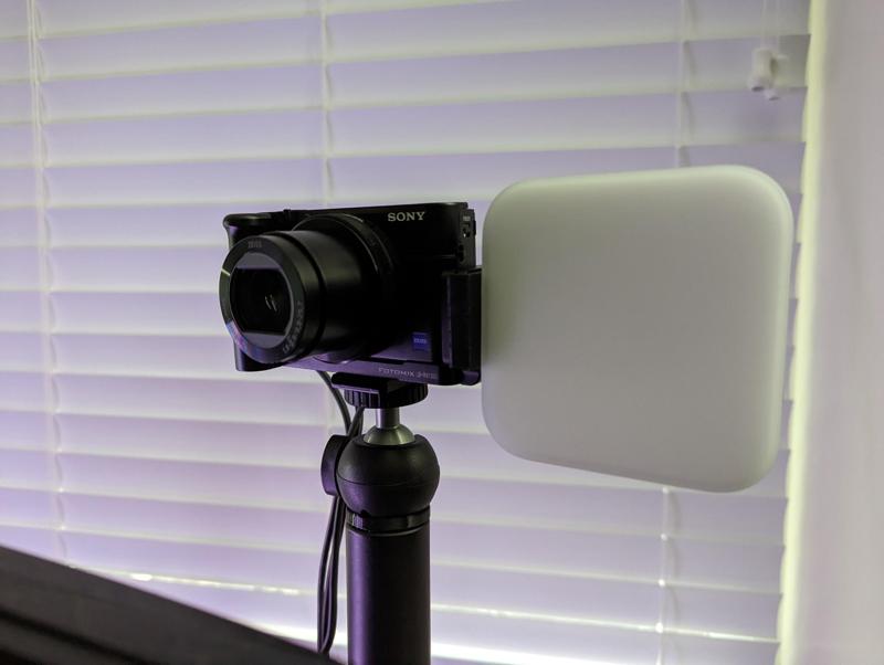 Camera/light Mount for Vivo Monitor Arm.