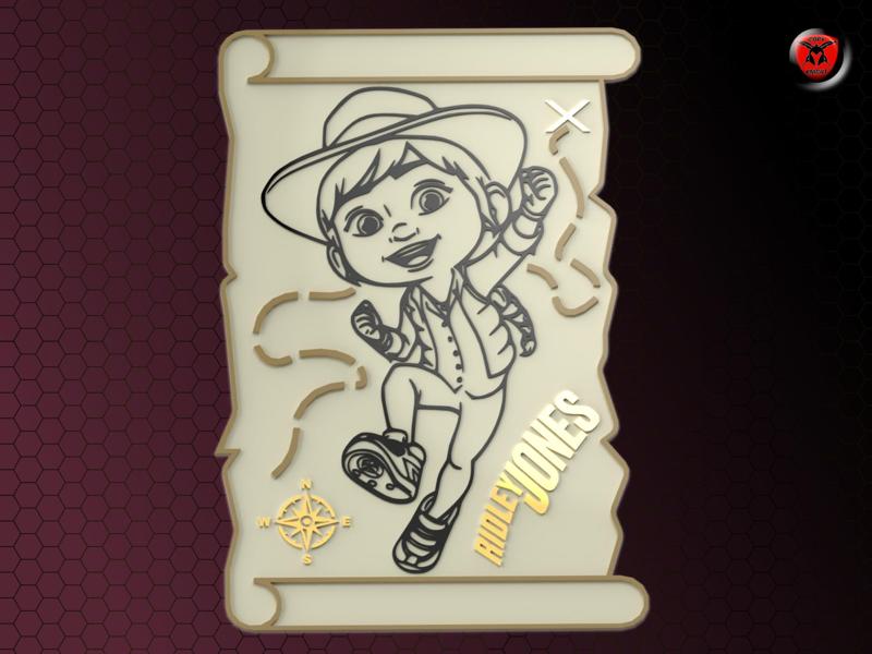 Ridley Jones Sign - Certificate - Urkunde