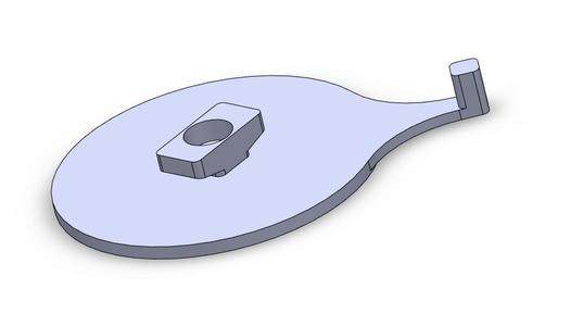 Gardinia curtain rail holder