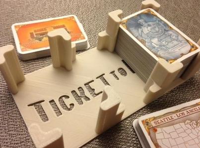 "Ticket to Ride" card holder