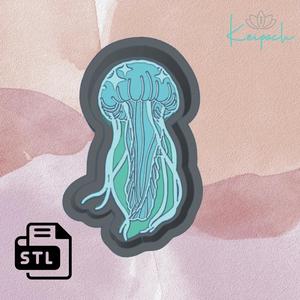 Jellyfish Master Mold for silicone mold casting
