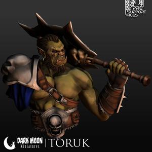 Toruk - the orc warrior (bust) - presupported