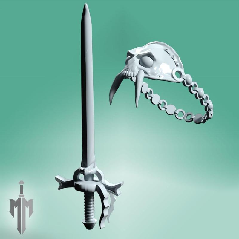 WarLord Sword & Pauldron - Motu & Motuc