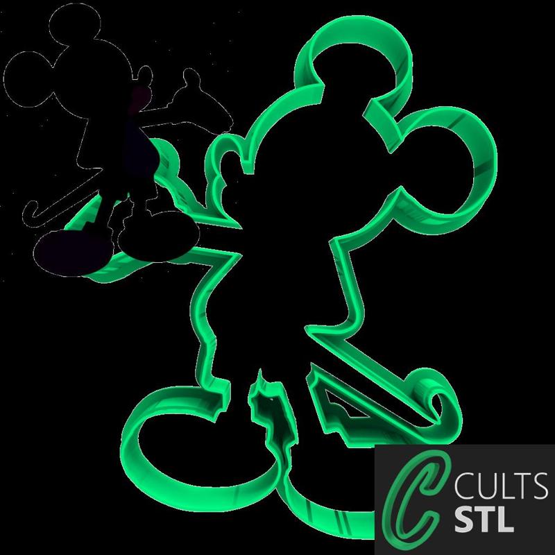 CORTADOR MICKEY SILHUETA - 7cm
