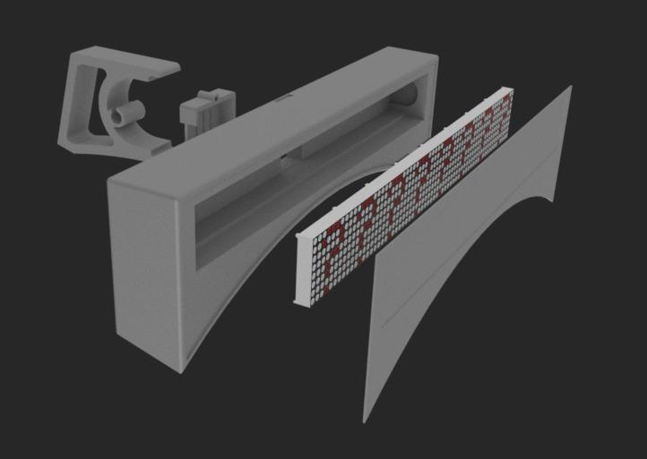 Connected clock Weather, news, Octoprint status . ESP8266 dual screen