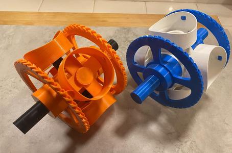 Dual Helix Gear 4 Cutter Baking Roller