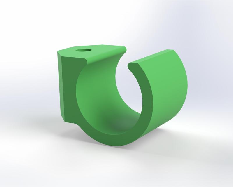 ∅20mm PVC pipe screw clips