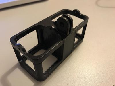 Twin GoPro Session hand mount - Tandem skydive instructor - hand cam