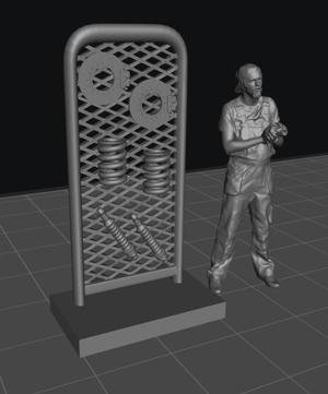 Display de Ferramentas - Showcase tools 1x