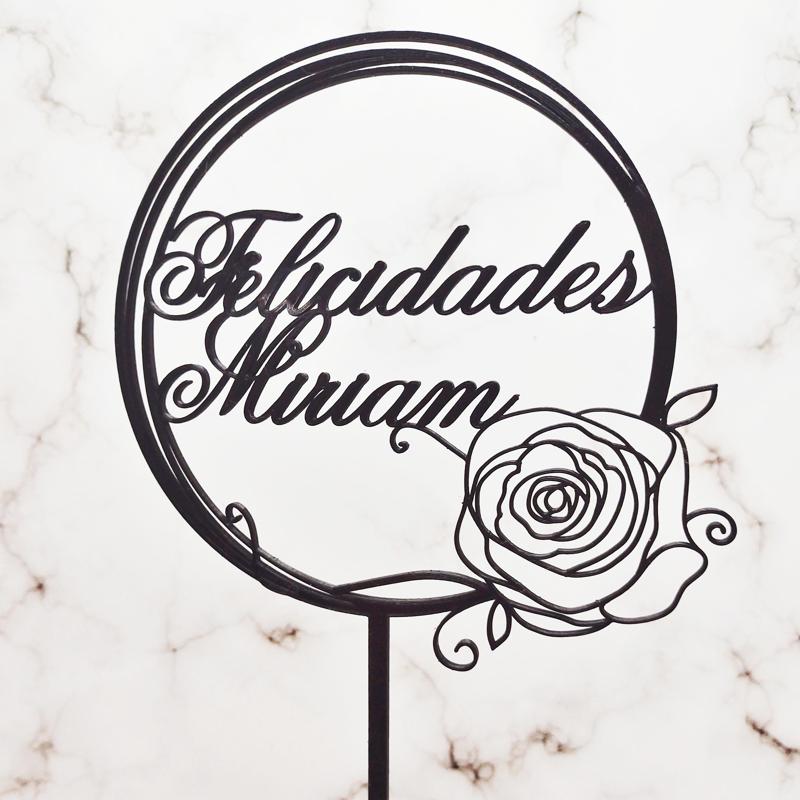 Congratulations Miriam Cake Toppers