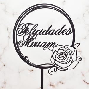 Congratulations Miriam Cake Toppers
