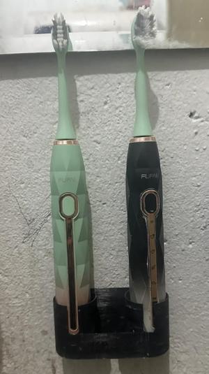 Double toothbrush holder