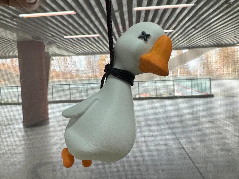 Cartoon Roast Goose Pendant