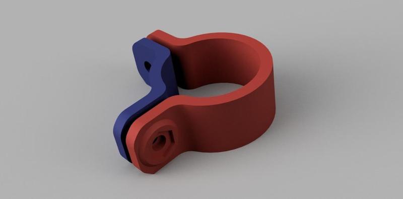 Acrylic glass walls holder for MPCNC. Parameterized.