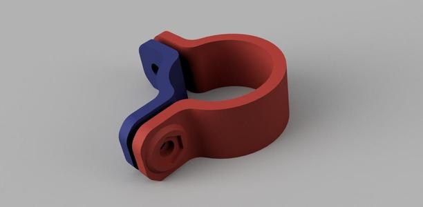 Acrylic glass walls holder for MPCNC. Parameterized.