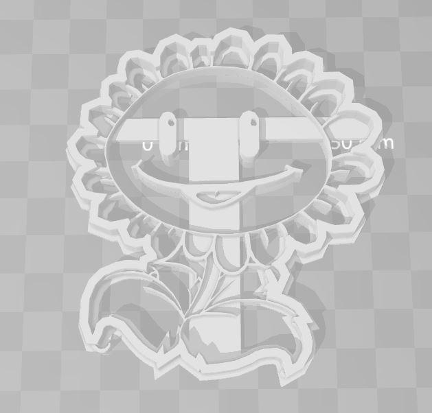 Sunflower plants vs zombie cookie cutter