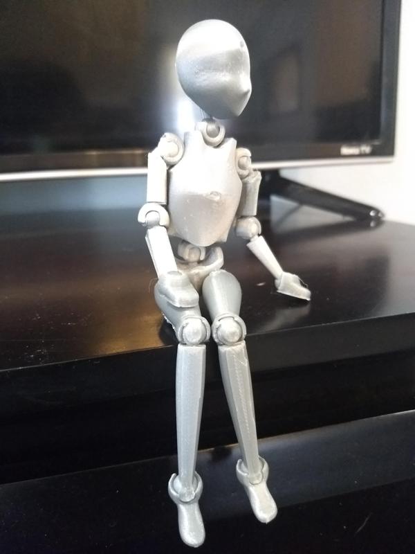 Fully Articulated Artist's Mannequin