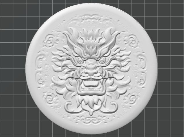Dragon Head Lithophane