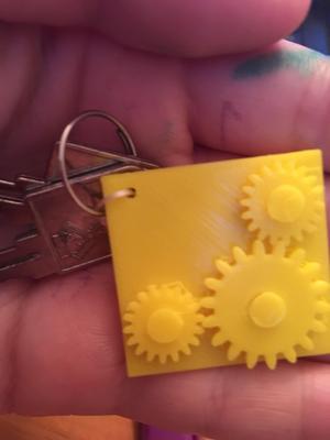 Gear Keychain