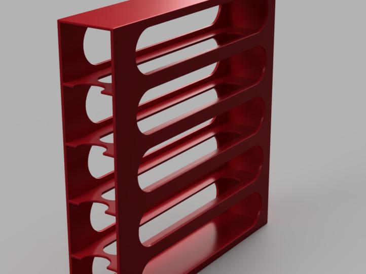 SIMPLE FOIL OR PLASTIC WRAP ORGANIZER SHELF