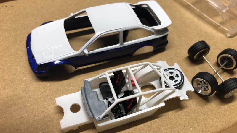 Rally INTERIOR FOR HOT WHEELS SIERRA COSWORTH