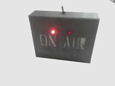 Flashing LED On Air Sign