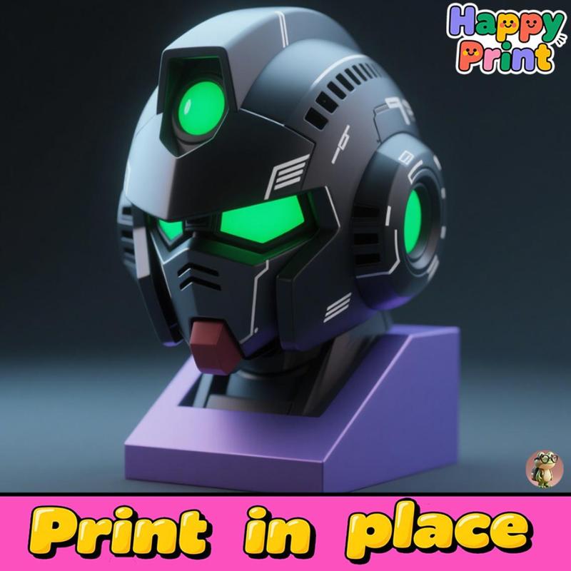 Mecha head sculpture,Gundam head sculpture