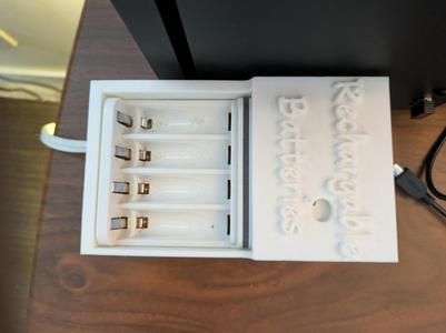 Rechargeble batteries with extention cord