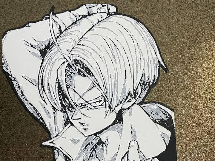 DragonBall Hueforge Trunks wall decor