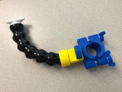 Loc-Line Switch Mount with Wheelchair Clamp and Quick Disconnect 