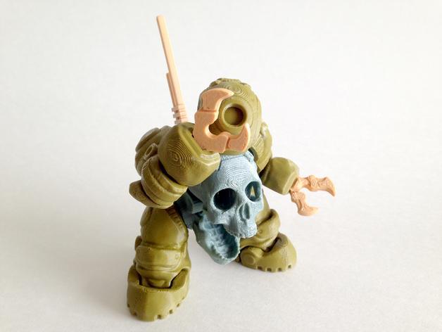 SKULLBOT 001 - via 3DKTOYS