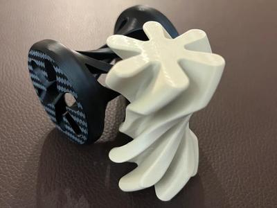 A spiral toy to soothe children