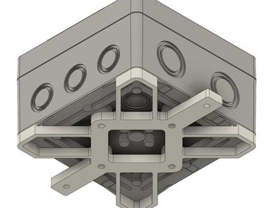 Abox 100 holder with external screws