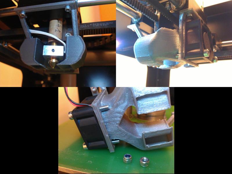 Cooling duct for Easy3DMaker