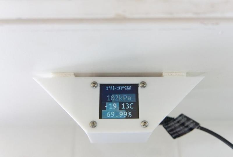 Zoid, the Trapezoidal Under Cabinet 1.5" OLED Display