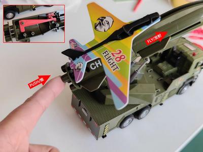 Modified missile truck launch self-locking launch hook