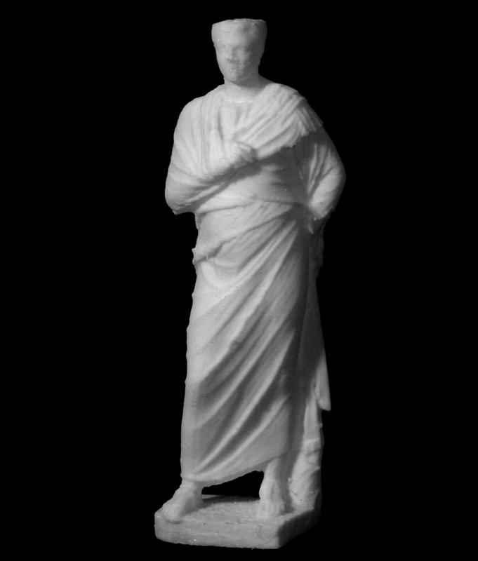 A Cloaked Roman at The Ny Carlsberg Glyptotek, Copenhagen